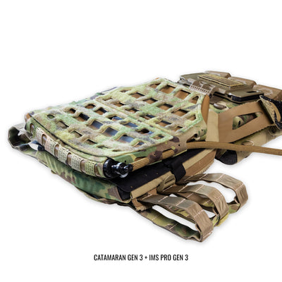 CATAMARAN Gen 3 Combo (Universal MOLLE Plate Carrier Hydration and Ventilation Adapter Panel for ICEVENTS®)