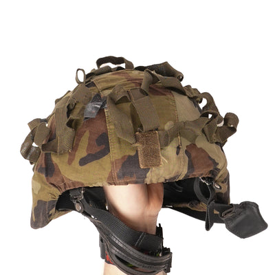 Issued Irish Defense Forces Helmet w/ Scrim