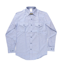 Deadstock Long Sleeve Chambray Utility Shirt - Extra Small - image 1
