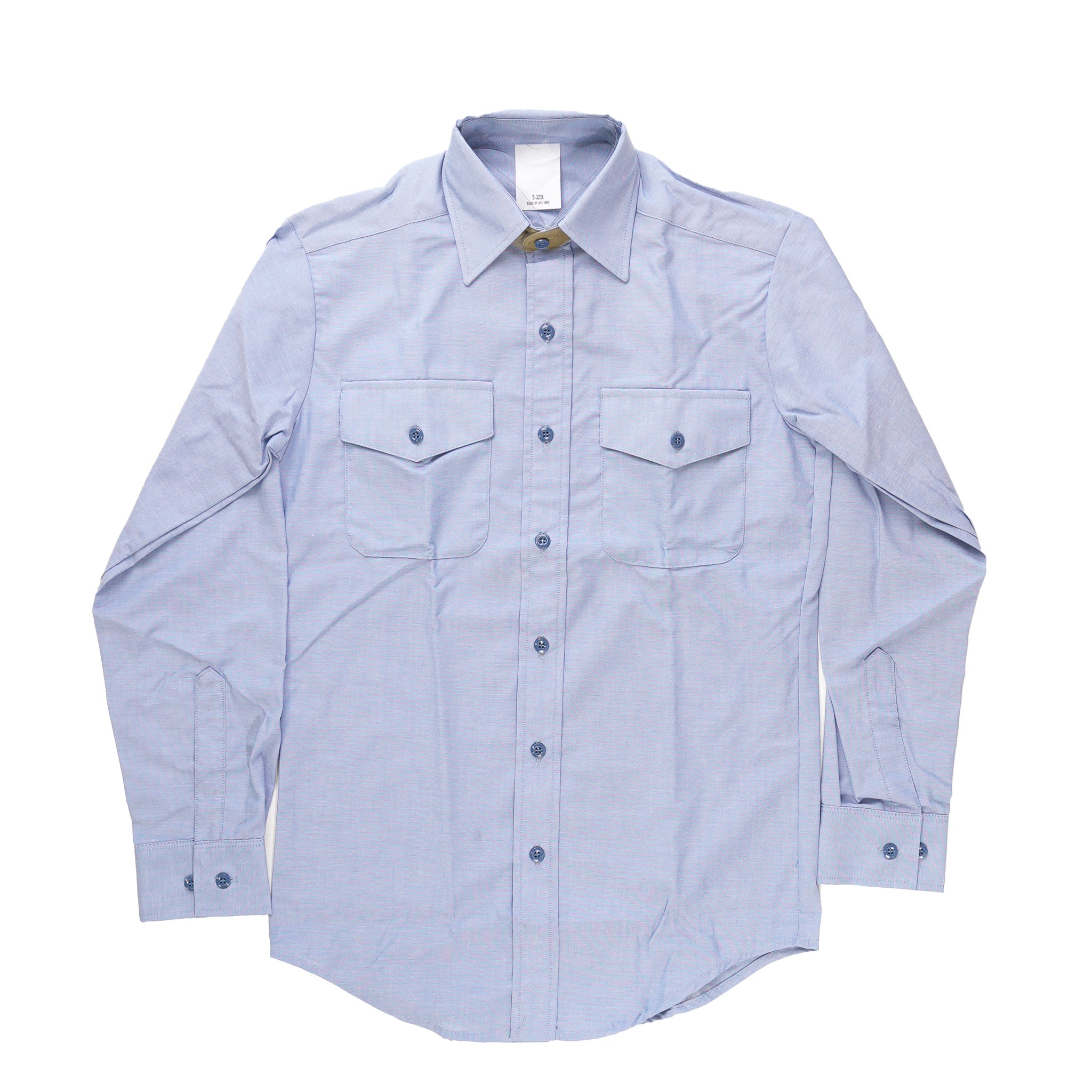 Deadstock Long Sleeve Chambray Utility Shirt