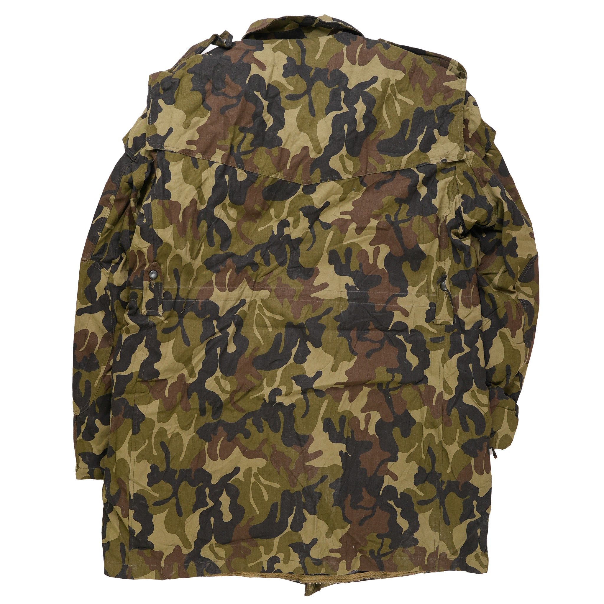 90年代ルーマニア軍M1990リーフカモウインターコート Mサイズ実物中古美品 Issued Romanian M1990 Leaf Camouflage Parka w/Liner – Americana
