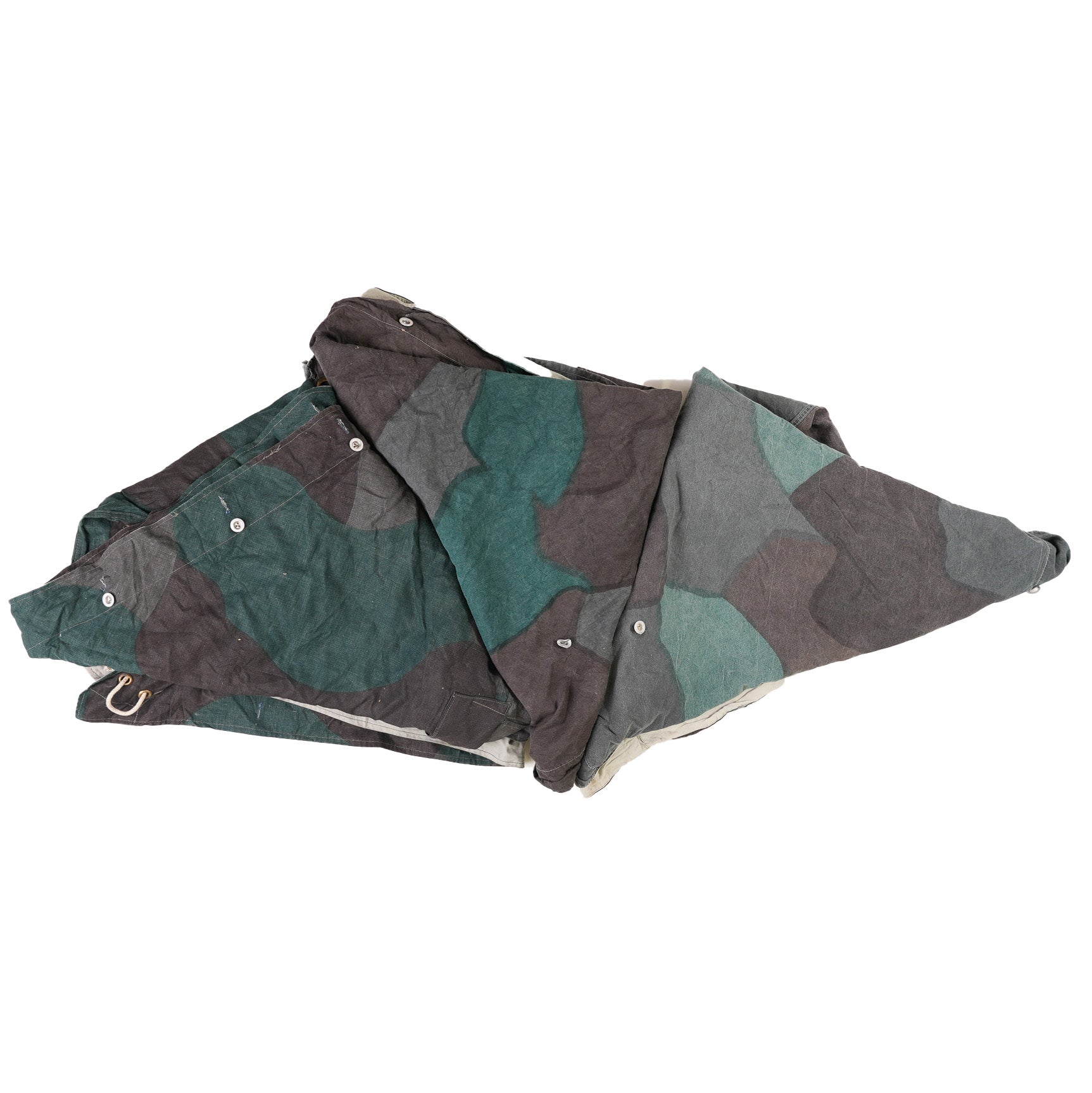 Grade 2 Swedish Four Color "Knäppetält" M39 Poncho/Shelter Half