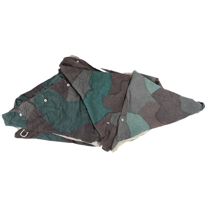 Issued Swedish Four Color "Knäppetält" M39 Poncho/Shelter Half