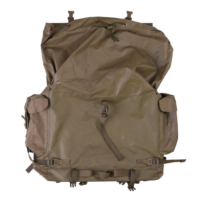 Issued Swiss OD M90 Rubber Rucksack