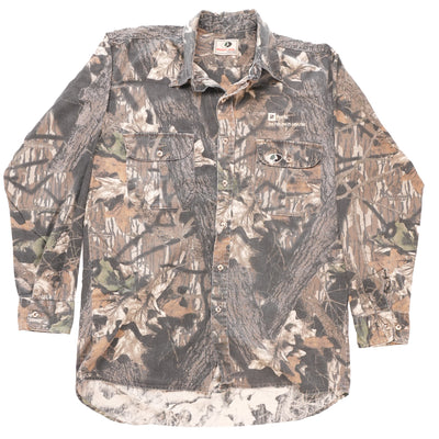 Issued Mossy Oak Button-up Shirt
