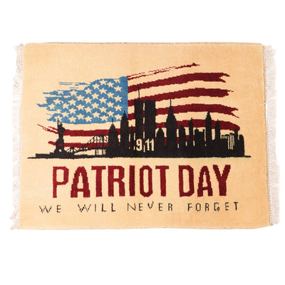 Large "PATRIOTDAY" 9/11 Remembrance Rug