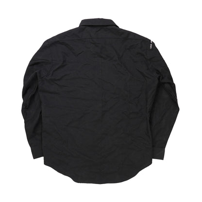 Issued USN Black Polyester Utility Shirt