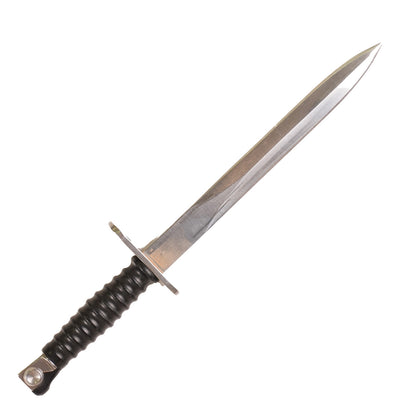 Issued Swiss Black M57 Bayonet W/Scabbard & OD Vinyl Frog
