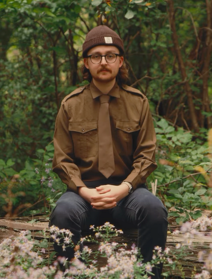 Unissued Belgian Brown Tie