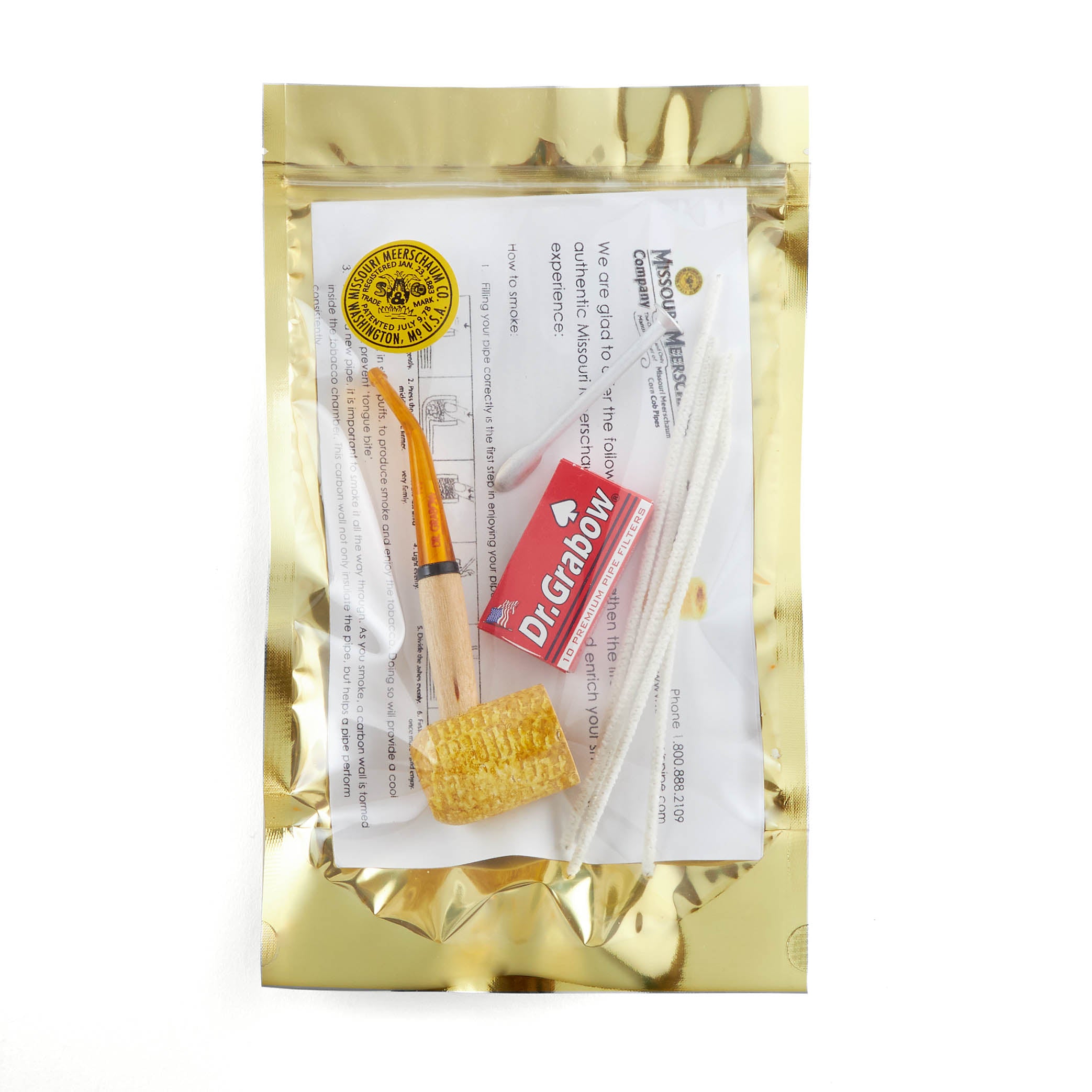Missouri Meerschaum Starter Pipe Kit – Legend Bent