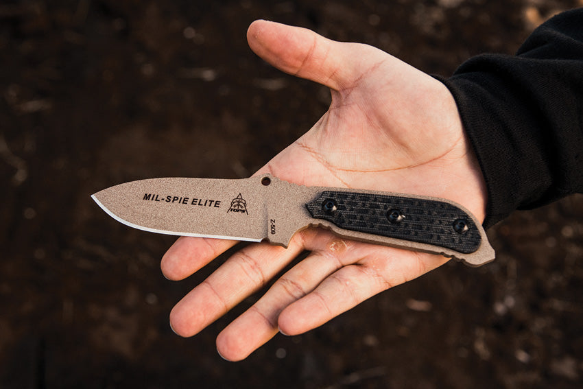 TOPS - MIL-SPIE 3 Elite Tan Fixed Blade Knife