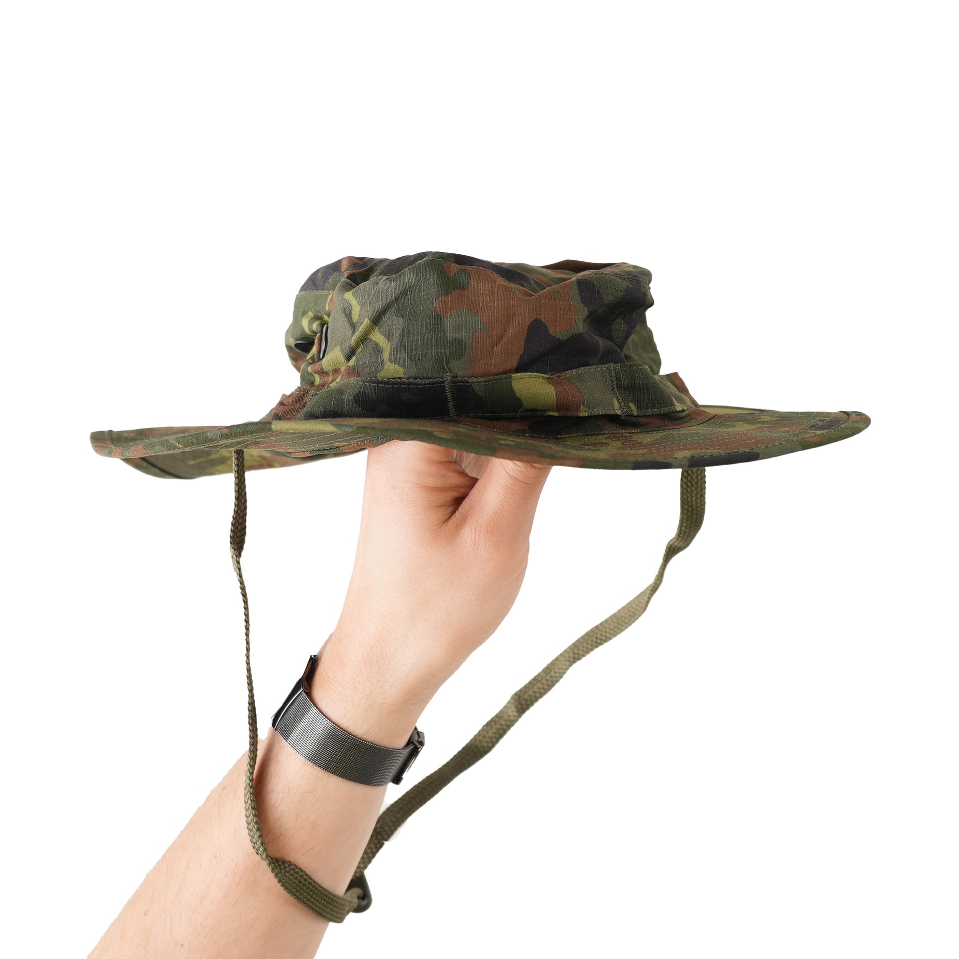 British Desert DPM Short Brim US Style Rip Stop Green Flecktarn
