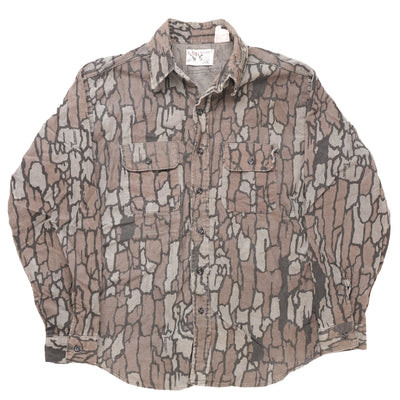 Issued Hunting Camo Chamois Shirt