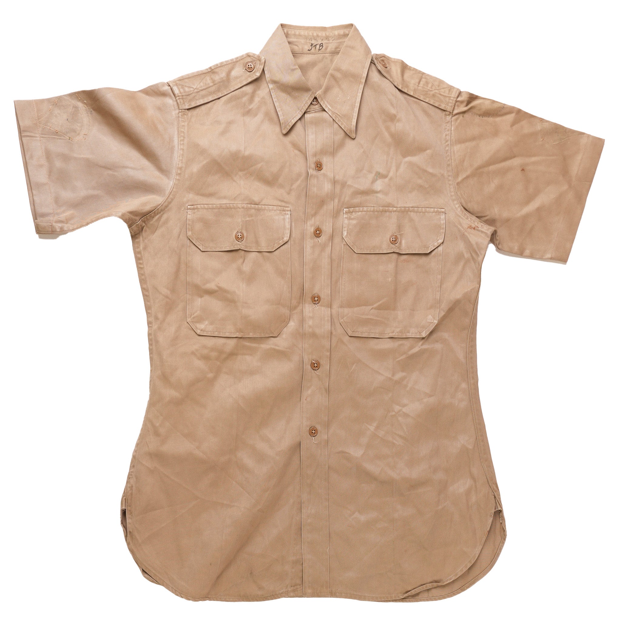 VERSION OF YOU Khaki ブラタンクトップ　L FLOWY POLO SHIRT - Khaki | ZARA United States