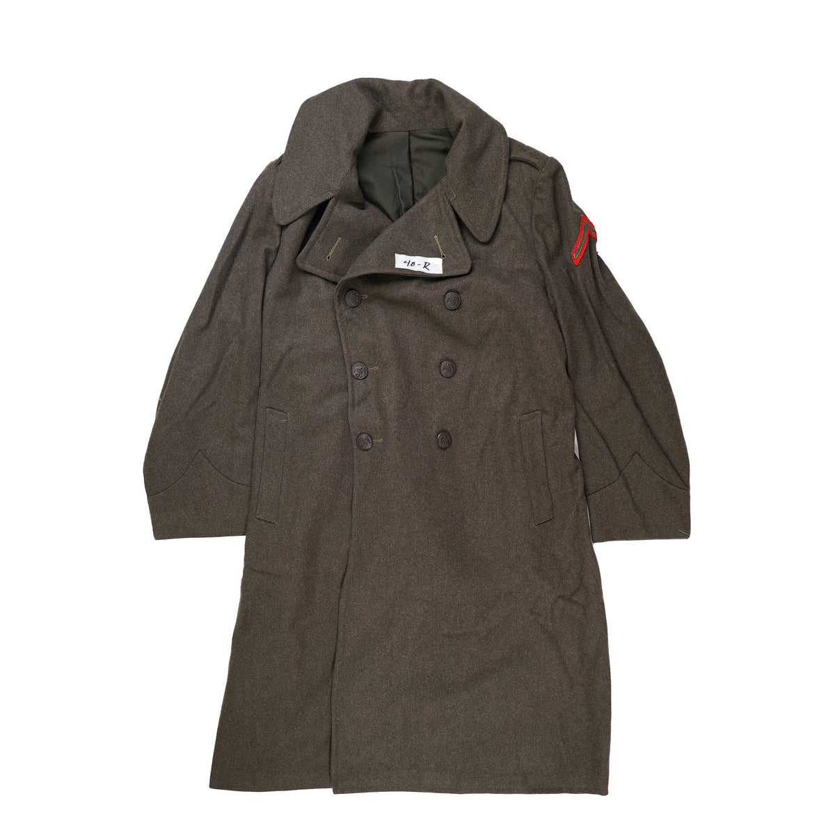 Issued Marine Corps Kersey Wool Overcoat