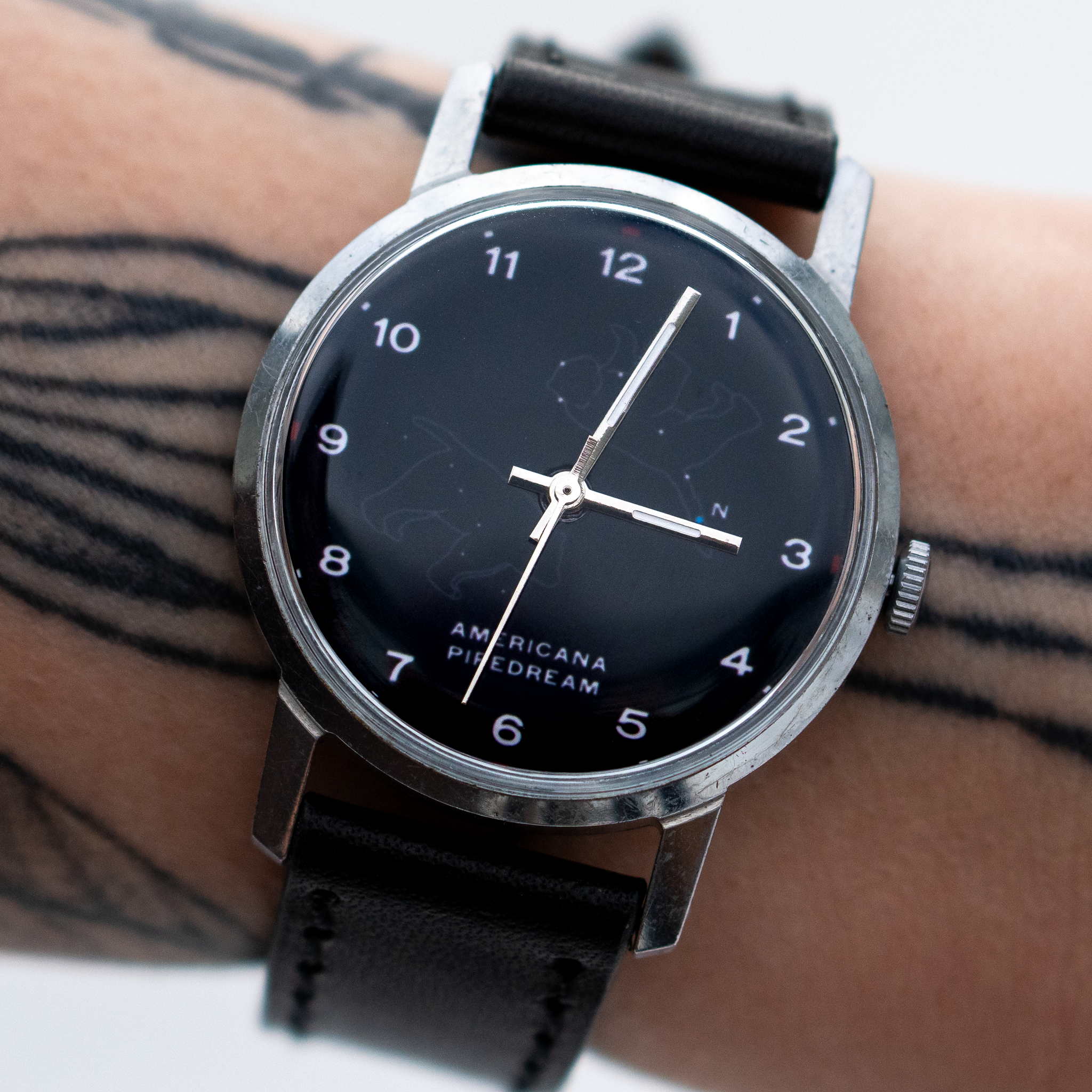 Upcycled Soviet AP Wristwatch