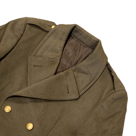Issued Italian Army Brown Wool Greatcoat