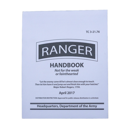 Updated 2017 Army Ranger Handbook