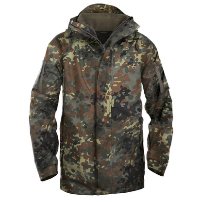 Mil-Tec Flecktarn Gen. II Trilaminate Wet Weather Jacket w/Fleece Liner