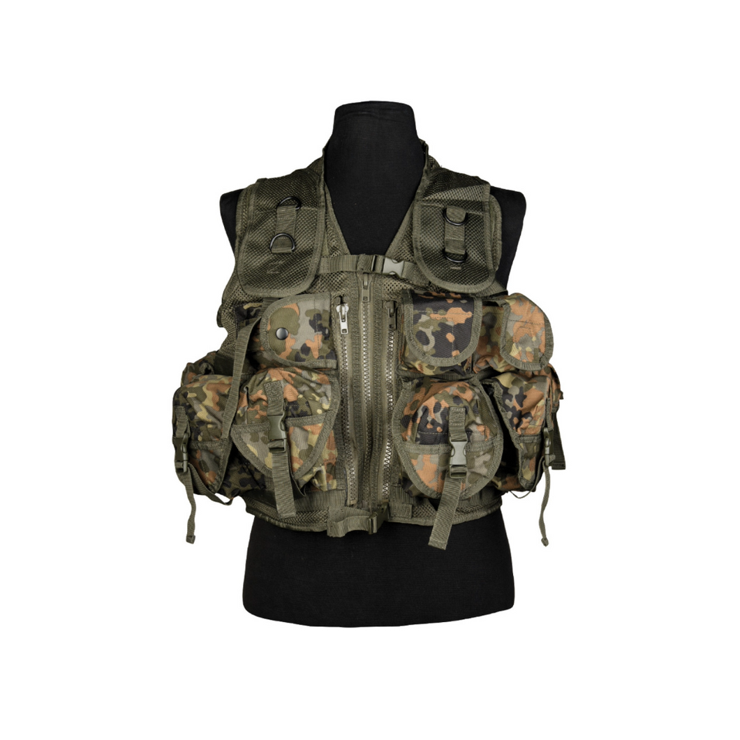 Mil-Tec Flecktarn 9-Pocket Tactical Vest