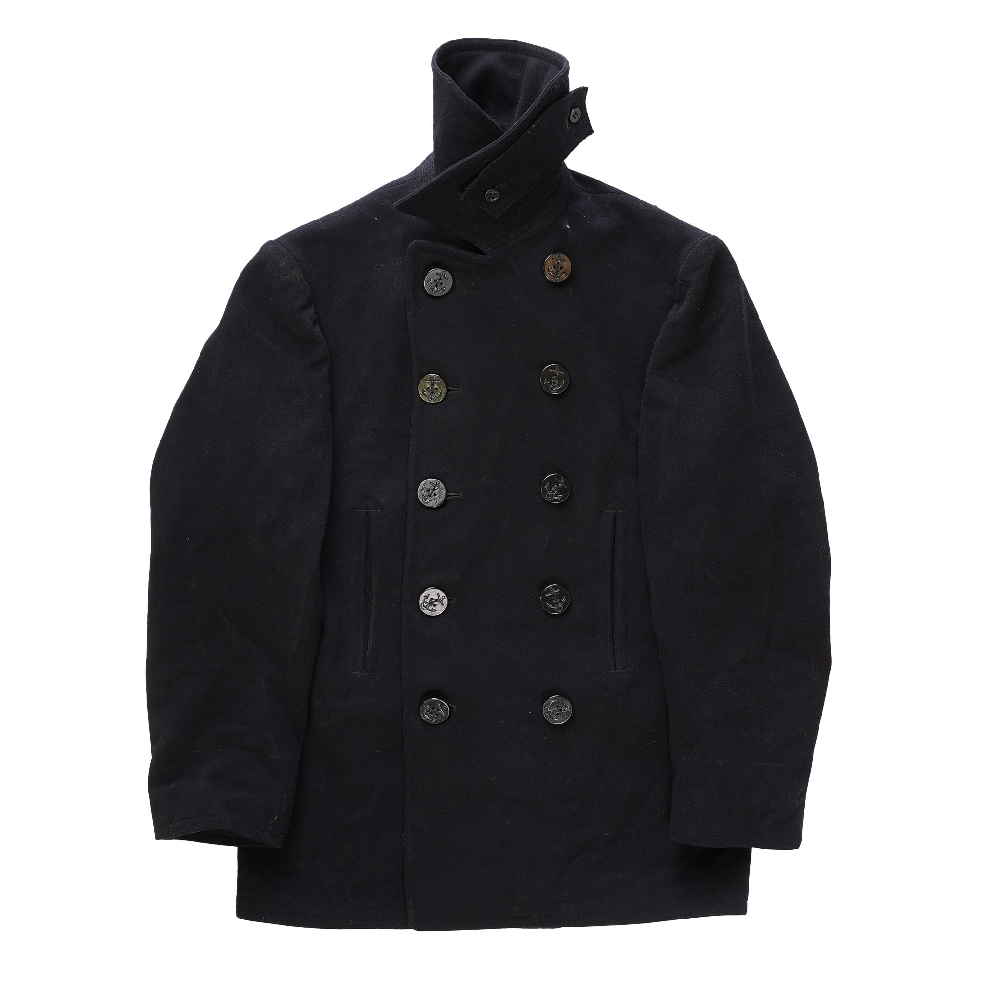 Grade 2 Vintage US Navy Blue Peacoat