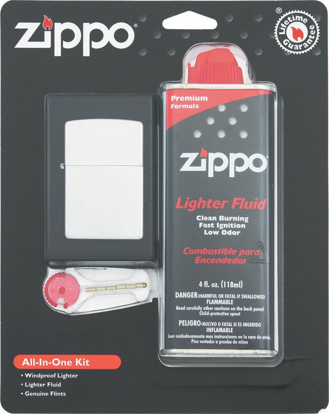 Zippo Lighter All-In-One Kit