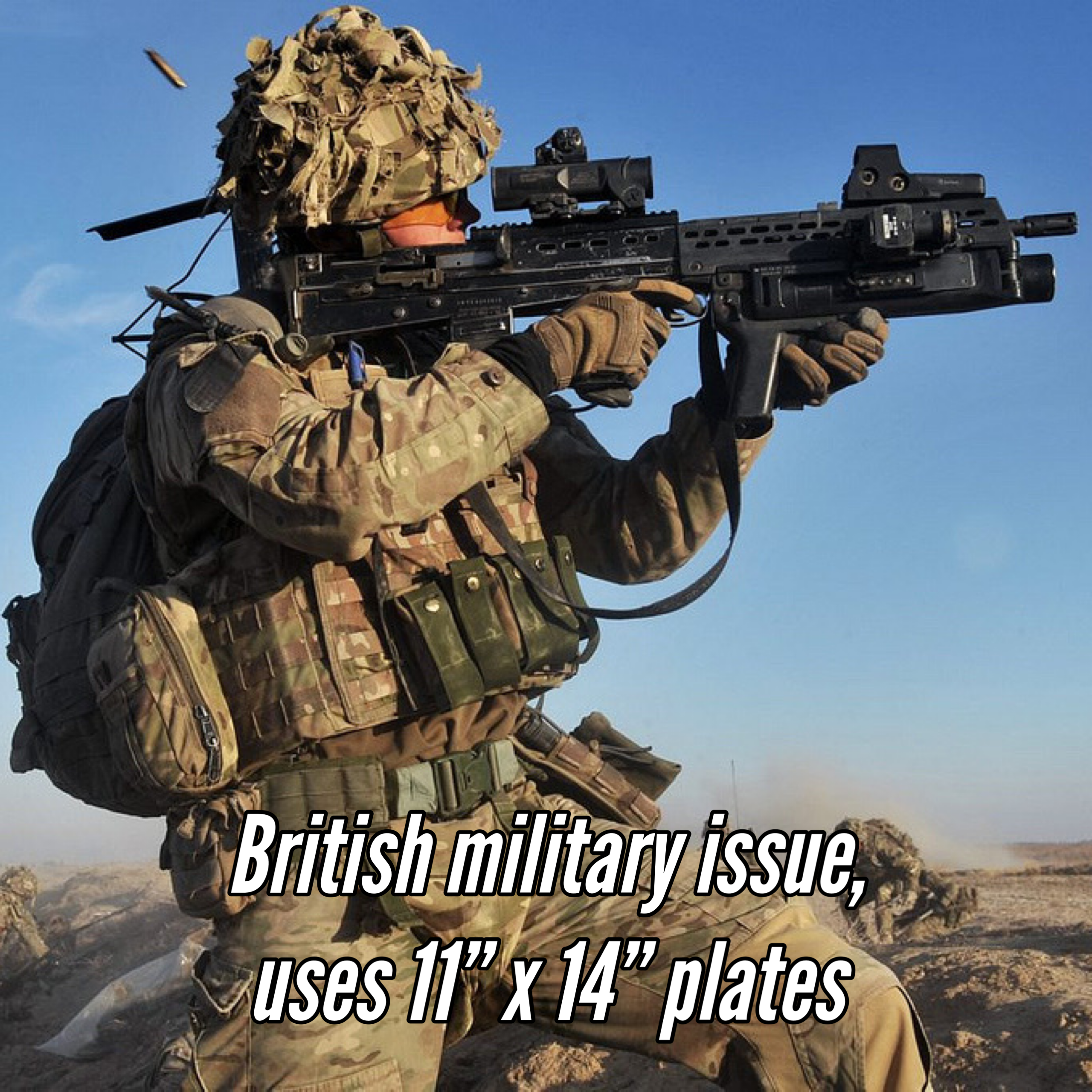 Unissued British MTP Mk. IV Osprey Plate Armor Carrier w/Pouches