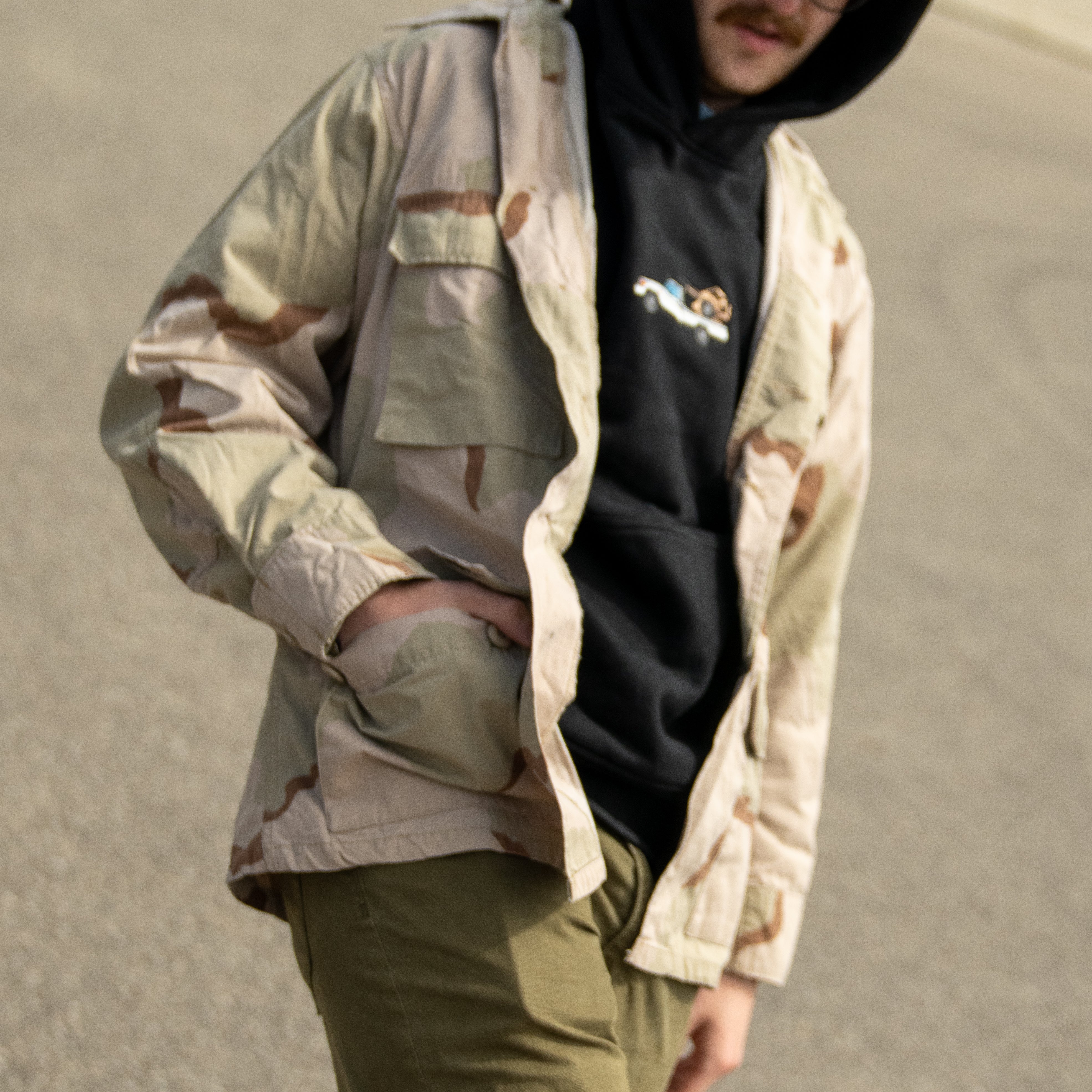 Issued USGI 3-Color Desert Field Shirt