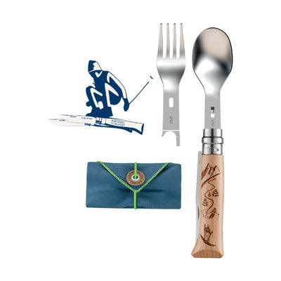 Opinel Charcuteski Set (No.08 Knife, Fork & Spoon)