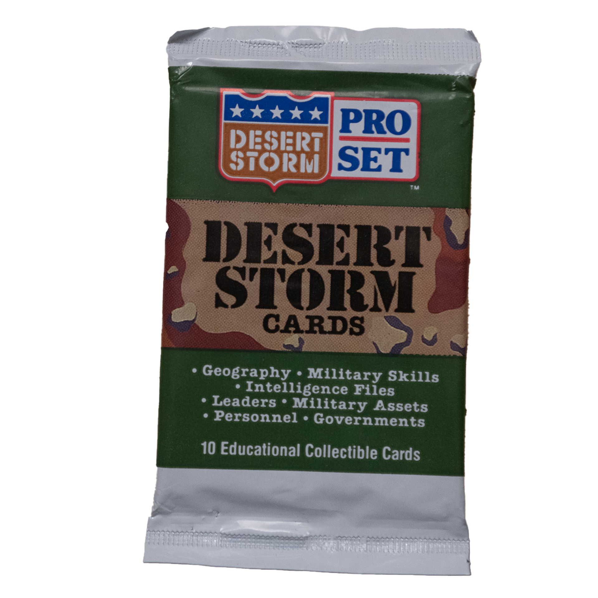 Pro Set Desert Storm Trading Card Pack – Americana Pipedream Apparel