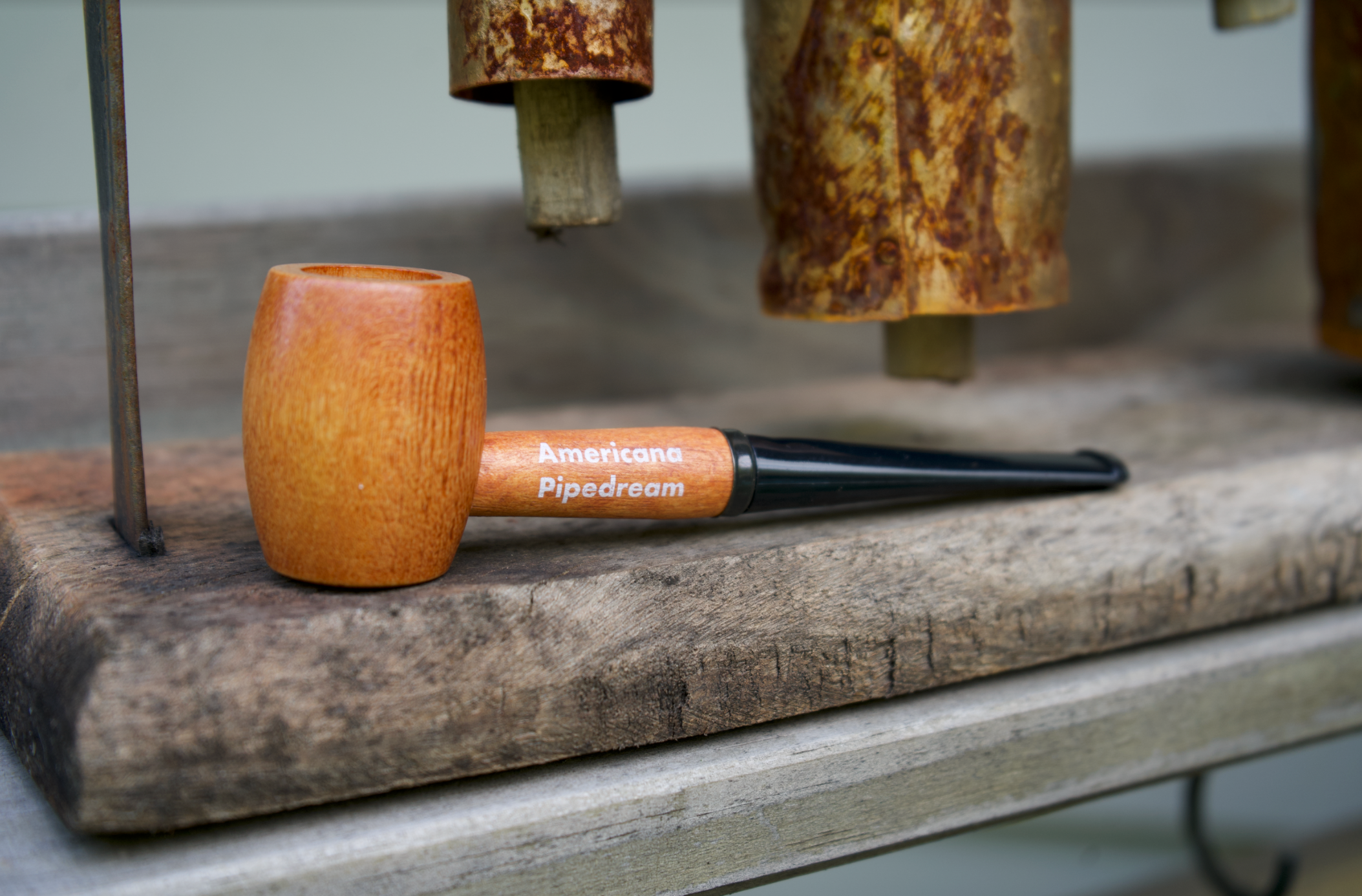 Americana Pipedream Maple Straight Ozark Mountain Hardwood Pipe-Americana Pipedream Apparel