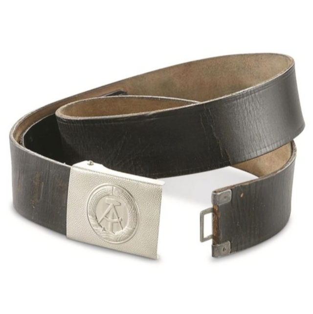 Issued East German Leather Belt