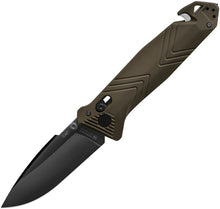 Load image into Gallery viewer, C.A.C. Utility Axis Lock Pocket Knife OD (Smooth Handle / Straight Edge)
