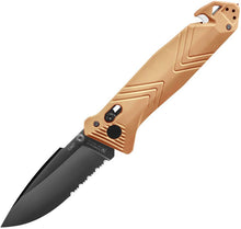 Load image into Gallery viewer, C.A.C. Utility Axis Lock Knife Vengeur edition (Smooth Grip) (Serrated Blade)

