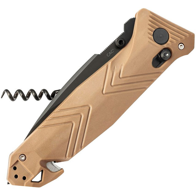 C.A.C. Utility Axis Lock Knife Vengeur edition (Smooth Grip) (Serrated Blade)