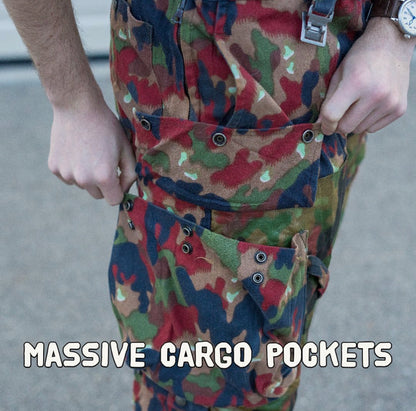 Issued TAZ 57 Alpenflage Field Pants w/Suspenders