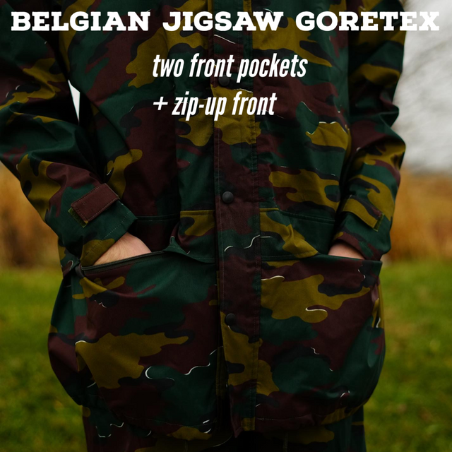Unissued Belgian Jigsaw Goretex Set