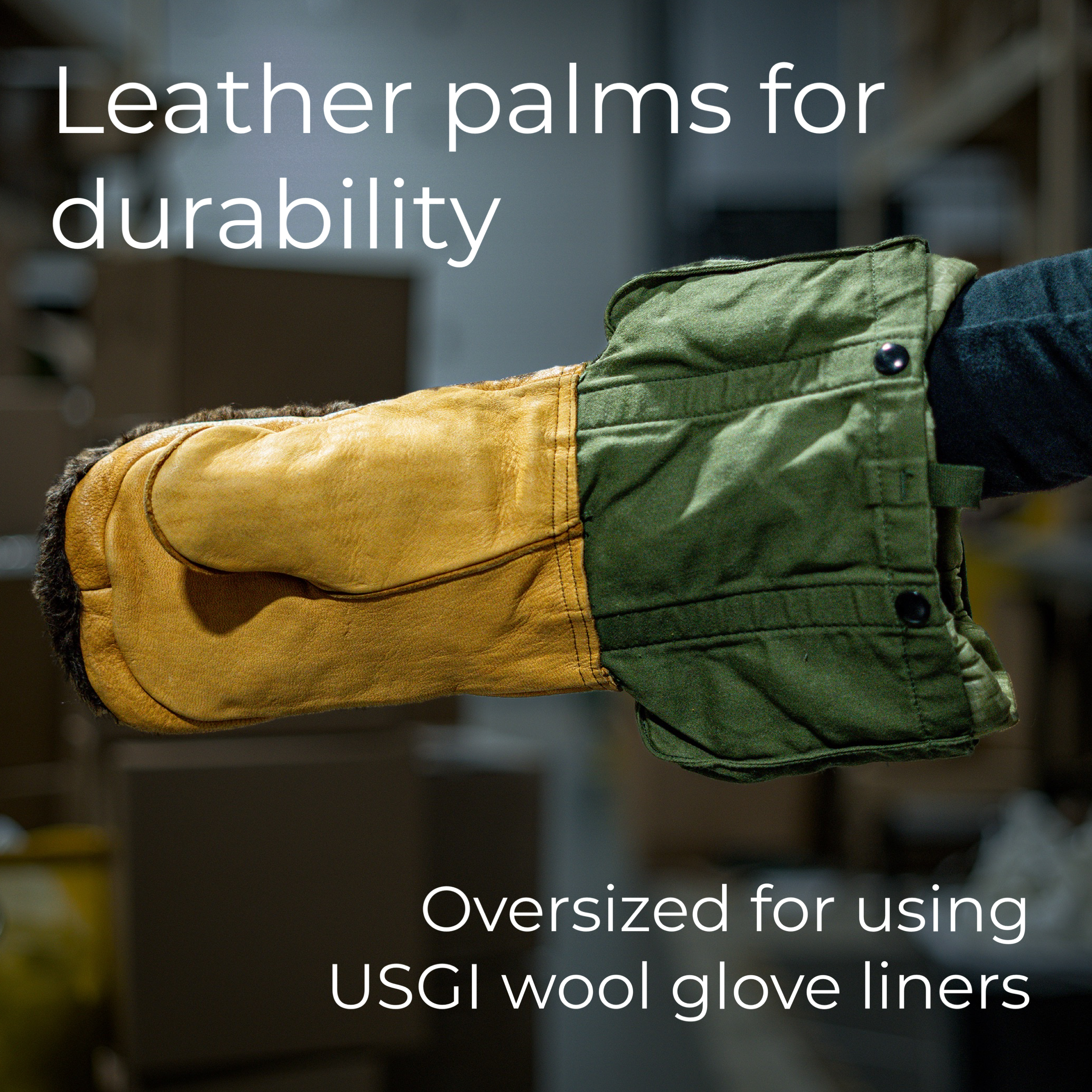 USGI M1949 N-4B Extreme Cold Weather Arctic Mittens