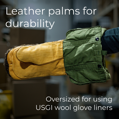 USGI M1949 N-4B Extreme Cold Weather Arctic Mittens