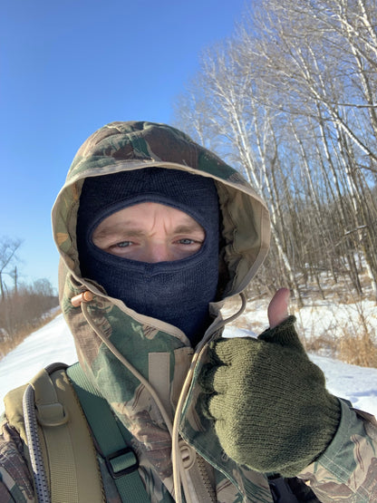 Blue/Grey Belgian Balaclava