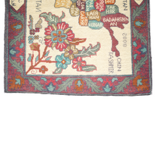 Load image into Gallery viewer, Large Afghan Floral Campaign Pattern War Rug

