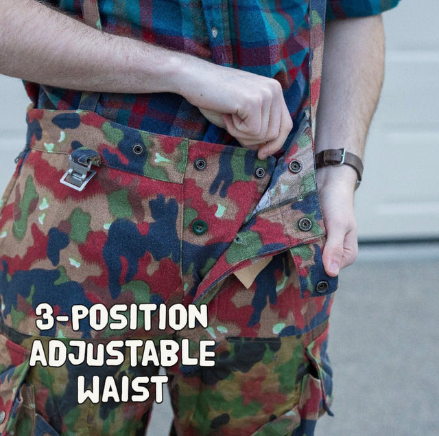 Issued TAZ 57 Alpenflage Field Pants w/ Suspenders